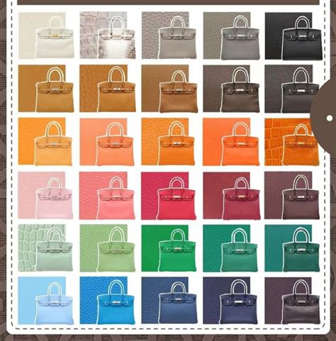 birkin hermes colors|hermes birkin color chart.